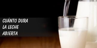 ¿Cuánto dura la leche abierta? Cuanto dura la leche abierta?