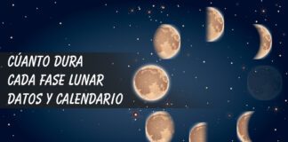¿Cuánto dura cada Fase Lunar? Cuanto dura cada fase lunar - Calendario lunar 2020