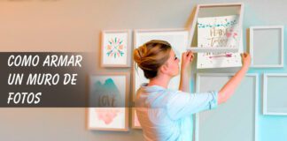 Como Diseñar un muro de fotos paso a paso como armar muro de fotos