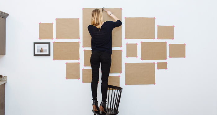 Como poner fotos en una pared