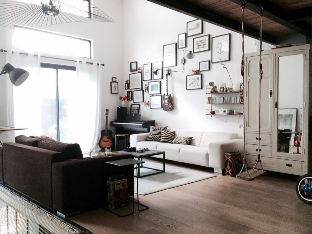 Decorar pared con fotos