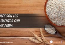 ¿Cuales son los alimentos que mas fibra tienen? Alimentos ricos en fibra