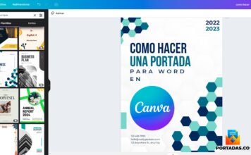 Como crear una portada para Word con Canva