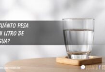¿Cuánto pesa un litro de agua? ¿Cuánto pesa un litro de agua?